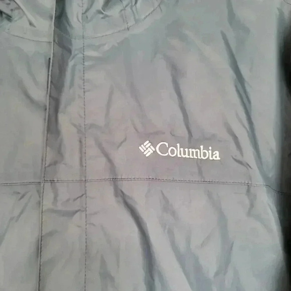Columbia Omni Tech Waterproof Hoodie Breathable Men's Jacket Sz L Fishin… - Picture 5 of 8